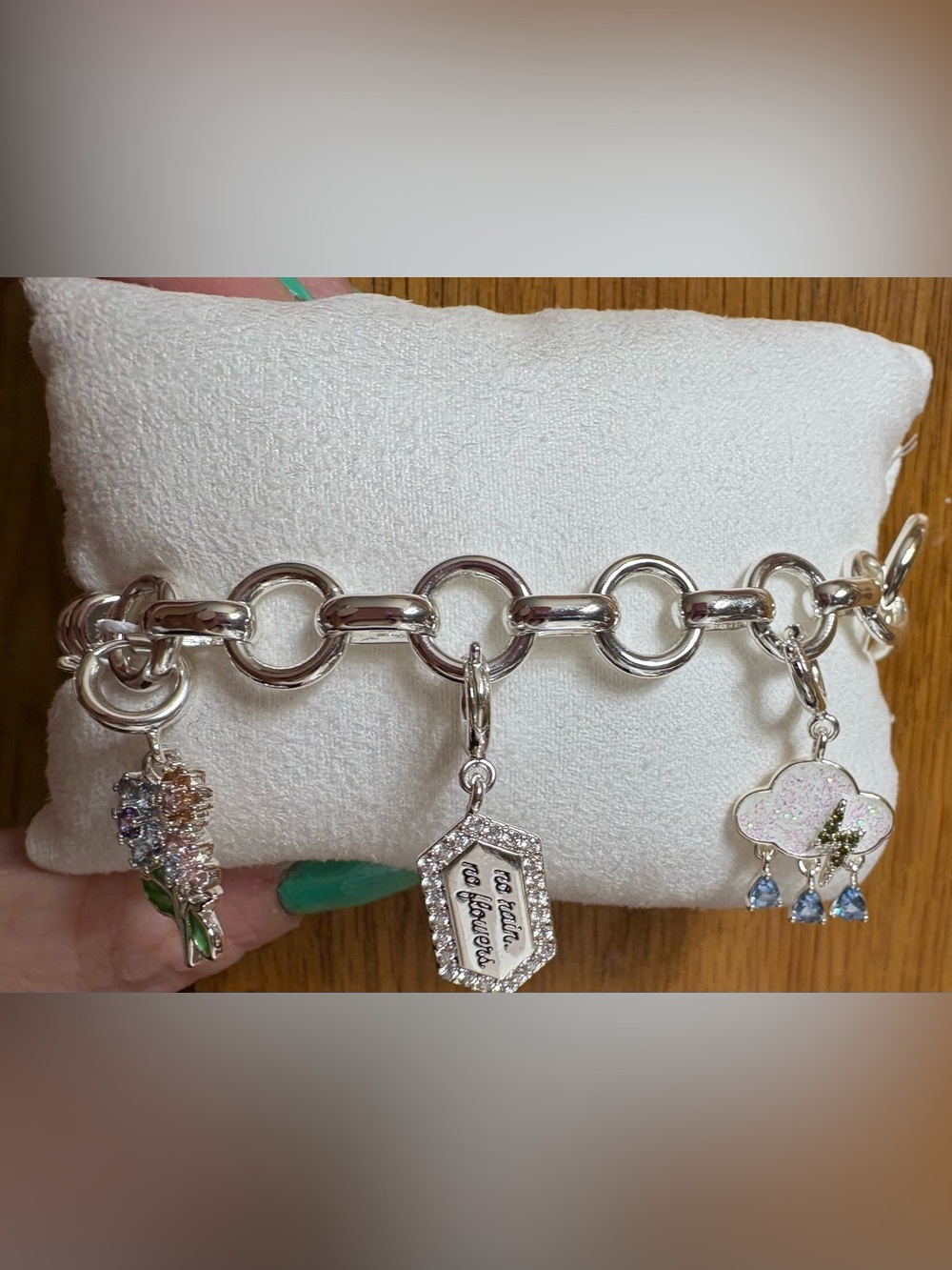 Silver Charm Bracelet